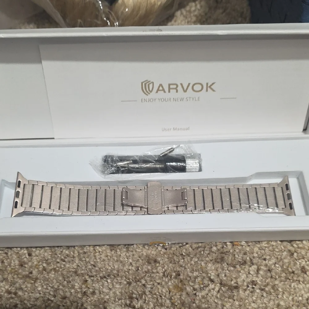 Silver Smartwatch Band